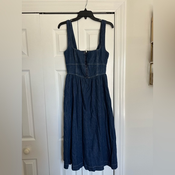 Reformation Blue Denim Dress - Picture 4 of 10